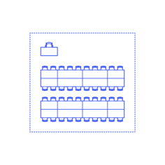 Layouts Classrooms Rows Facing 10 Line Art Illustration Svg, Free Vectors File